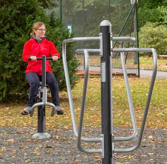Outdoor-Fitnessanlage im Kurpark