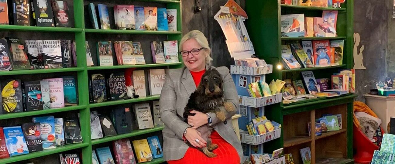 Innenansicht der Buchhandlung-Moller