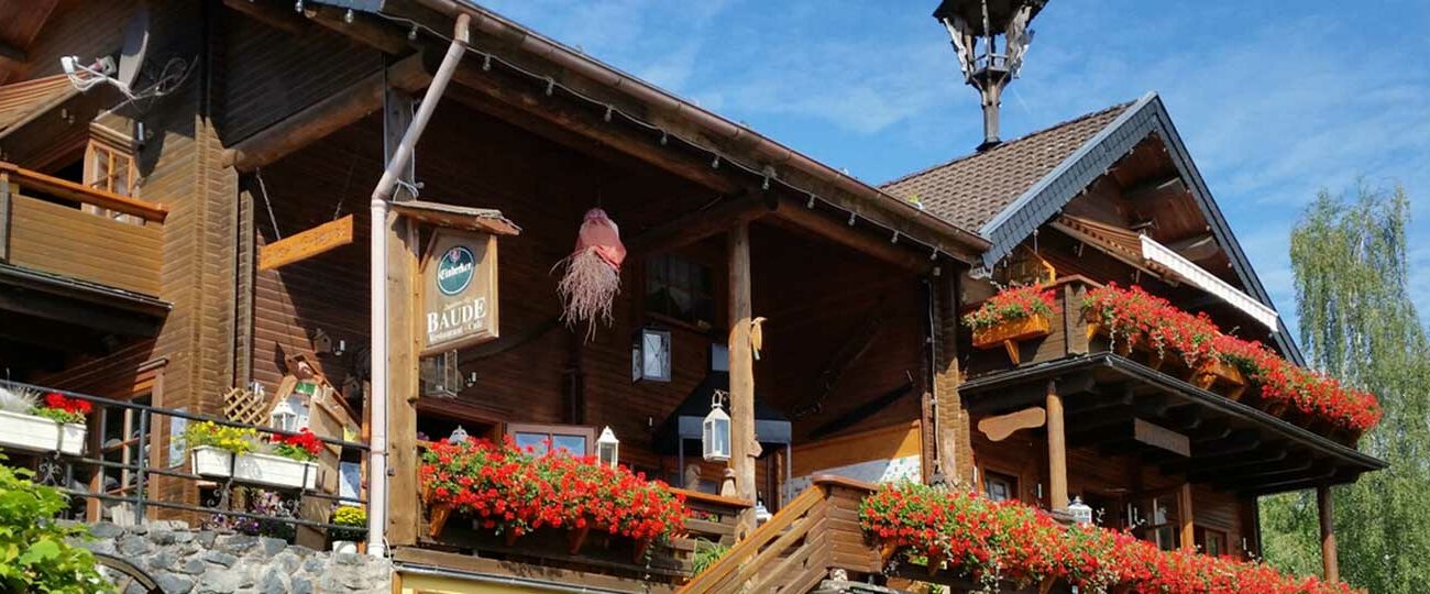Außenansicht der Dombrowskys-Baude