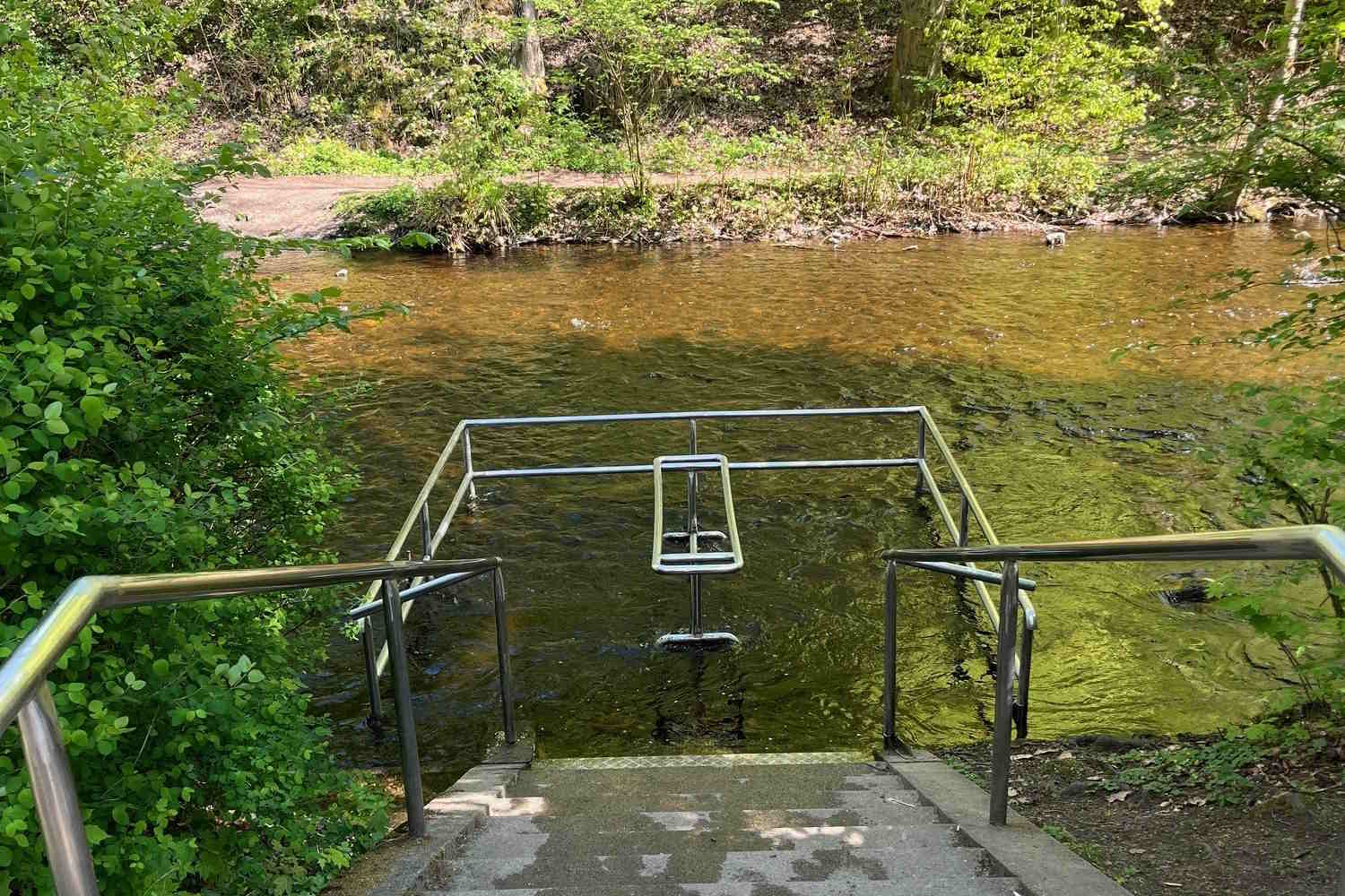 Wassertretstelle am Traumspielplatz