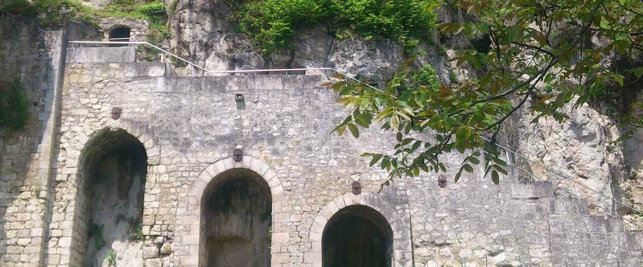 Blick auf die Burgruine Scharzfeld