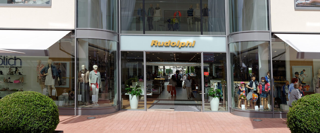 Außenansicht des Rudolphi Modehauses