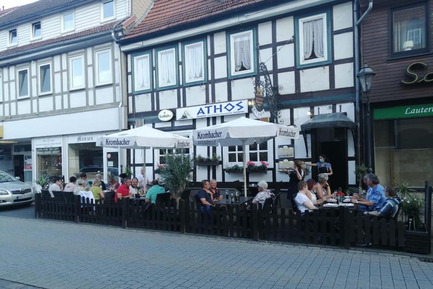 Restaurant Athos Außenbereich