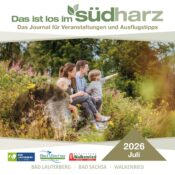 Titel vom Gästejournal Südharz im Juli